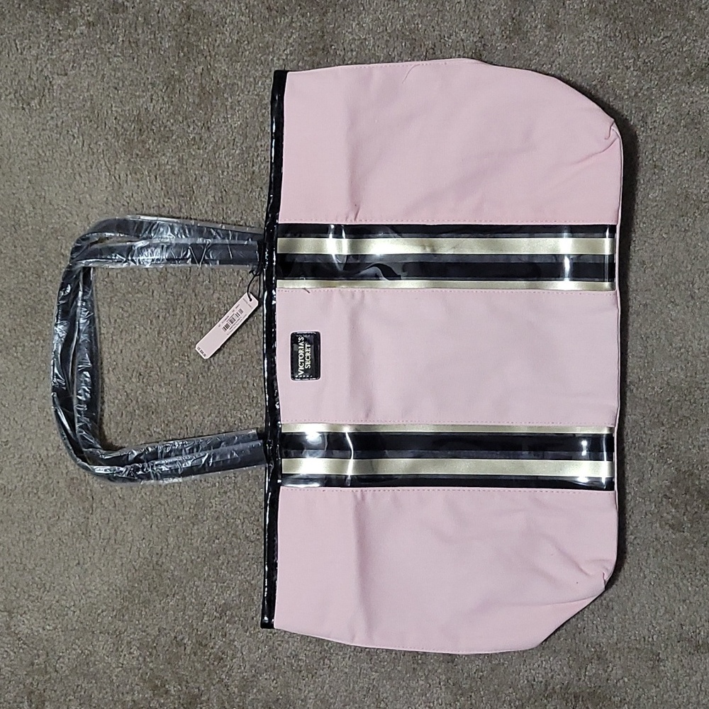 VICTORIA'S SECRET pink tote bag NEW women girls teens travel overnight school